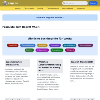 Screenshot vagr.de