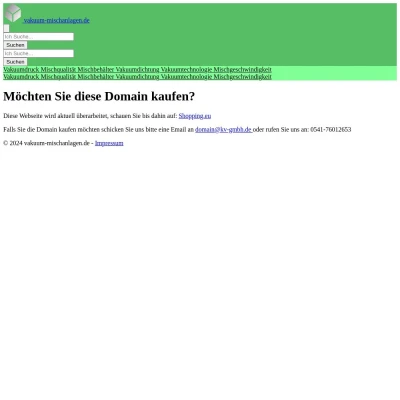 Screenshot vakuum-mischanlagen.de