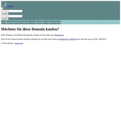 Screenshot vbdt.de