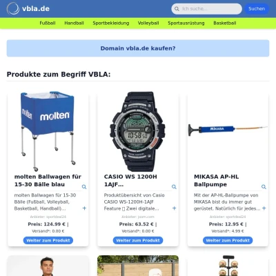 Screenshot vbla.de