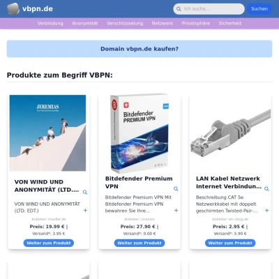 Screenshot vbpn.de