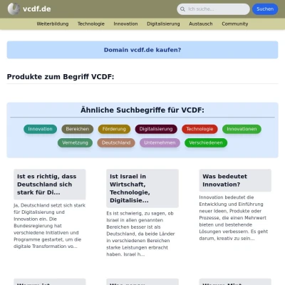 Screenshot vcdf.de