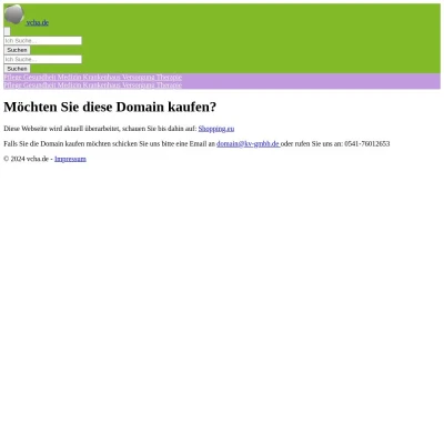 Screenshot vcha.de