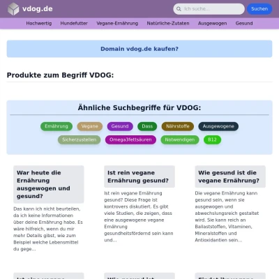 Screenshot vdog.de