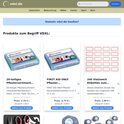 Screenshot vdxl.de