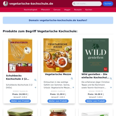 Screenshot vegetarische-kochschule.de