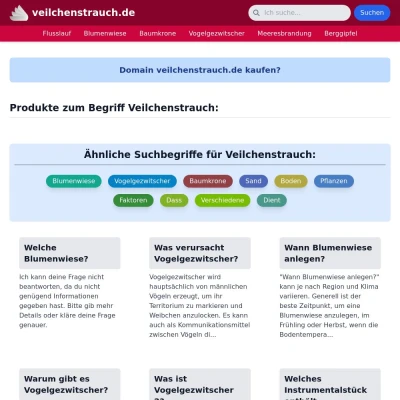 Screenshot veilchenstrauch.de