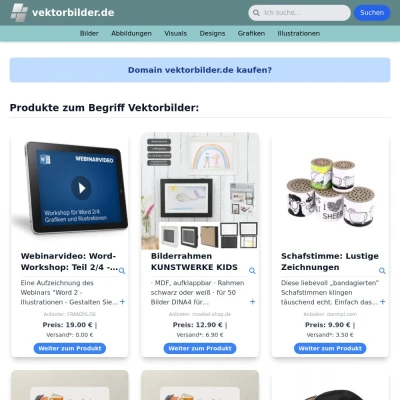 Screenshot vektorbilder.de