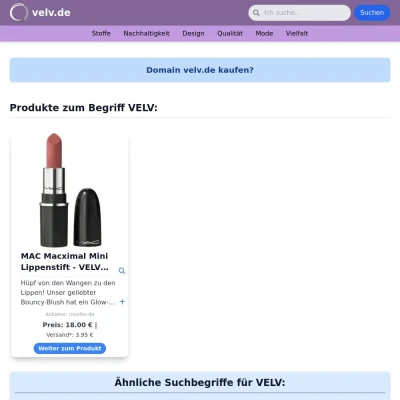 Screenshot velv.de