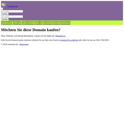 Screenshot venennetz.de