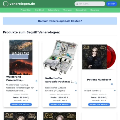 Screenshot venerologen.de