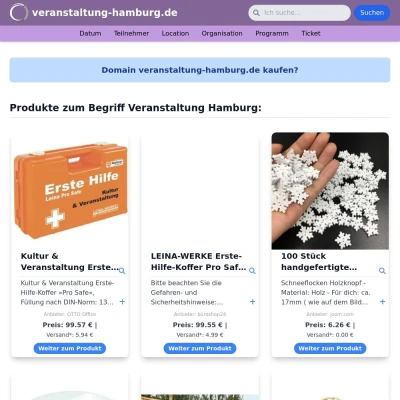 Screenshot veranstaltung-hamburg.de