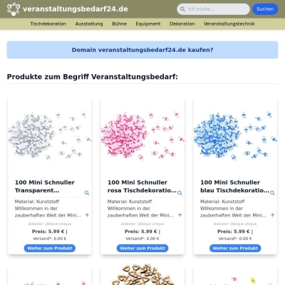 Screenshot veranstaltungsbedarf24.de