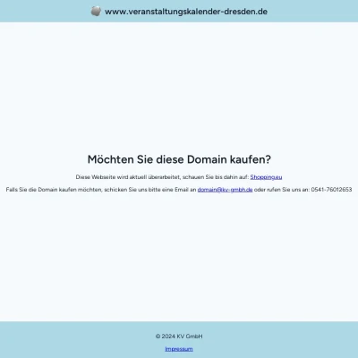 Screenshot veranstaltungskalender-dresden.de