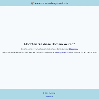 Screenshot veranstaltungsstaette.de