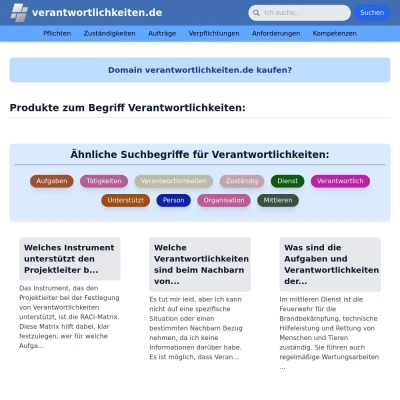 Screenshot verantwortlichkeiten.de