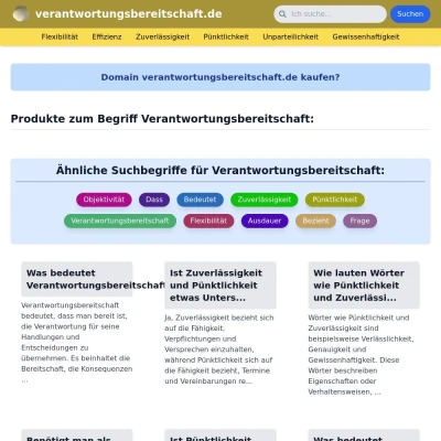 Screenshot verantwortungsbereitschaft.de