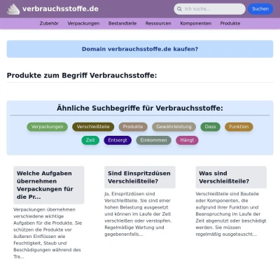 Screenshot verbrauchsstoffe.de