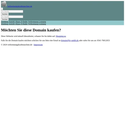 Screenshot verbrennungskraftmaschine.de