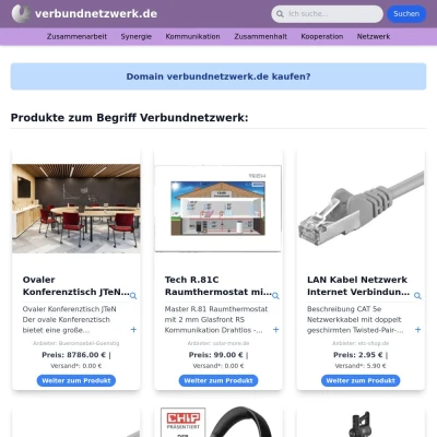 Screenshot verbundnetzwerk.de