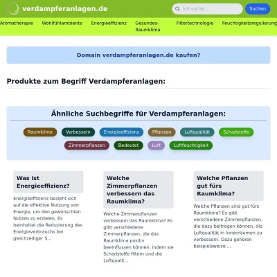 Screenshot verdampferanlagen.de