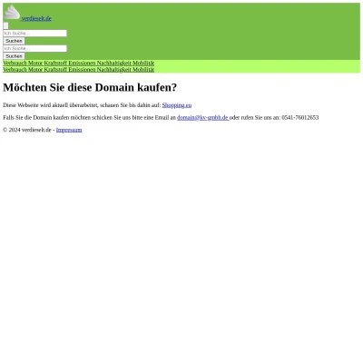 Screenshot verdieselt.de