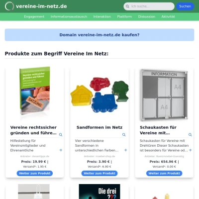 Screenshot vereine-im-netz.de