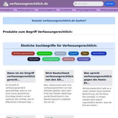 Screenshot verfassungsrechtlich.de