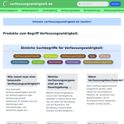 Screenshot verfassungswidrigkeit.de