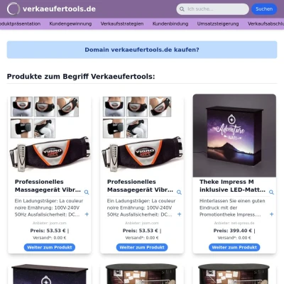 Screenshot verkaeufertools.de