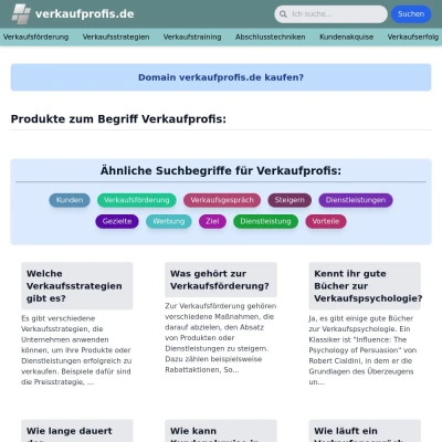 Screenshot verkaufprofis.de