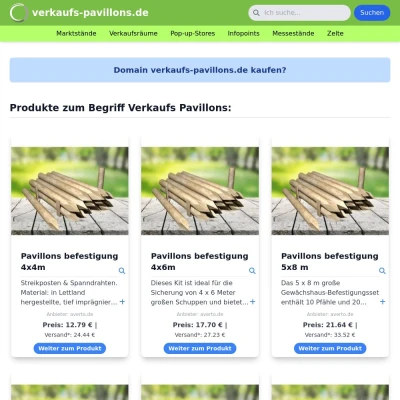 Screenshot verkaufs-pavillons.de