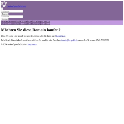 Screenshot verkaufsgesellschaft.de