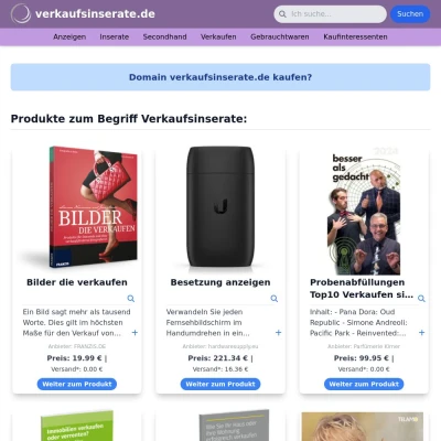 Screenshot verkaufsinserate.de