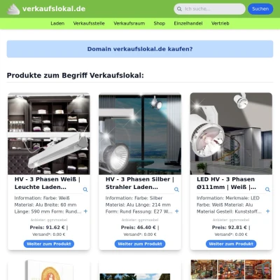 Screenshot verkaufslokal.de