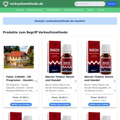 Screenshot verkaufsmethode.de