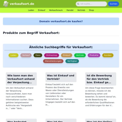 Screenshot verkaufsort.de