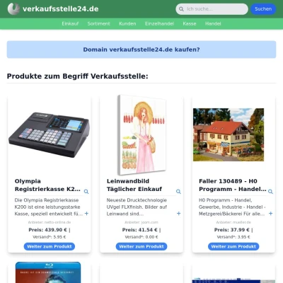 Screenshot verkaufsstelle24.de