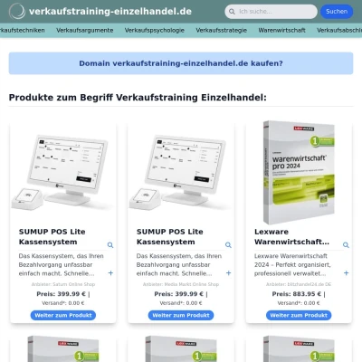 Screenshot verkaufstraining-einzelhandel.de