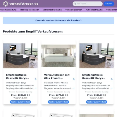 Screenshot verkaufstresen.de