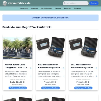 Screenshot verkaufstrick.de