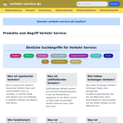 Screenshot verkehr-service.de