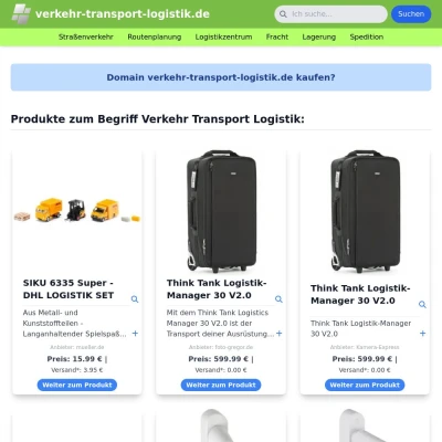 Screenshot verkehr-transport-logistik.de