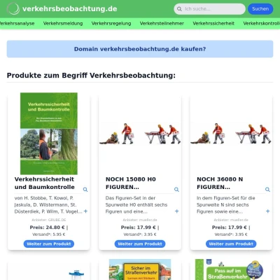 Screenshot verkehrsbeobachtung.de