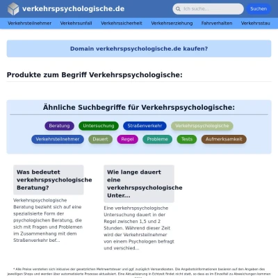 Screenshot verkehrspsychologische.de