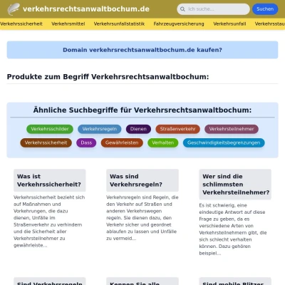 Screenshot verkehrsrechtsanwaltbochum.de