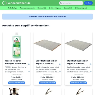 Screenshot verklemmtheit.de