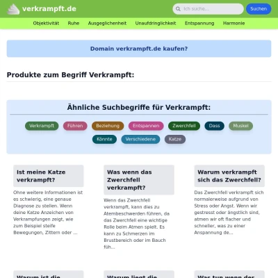 Screenshot verkrampft.de