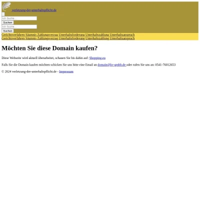 Screenshot verletzung-der-unterhaltspflicht.de