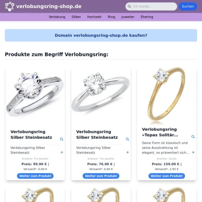 Screenshot verlobungsring-shop.de